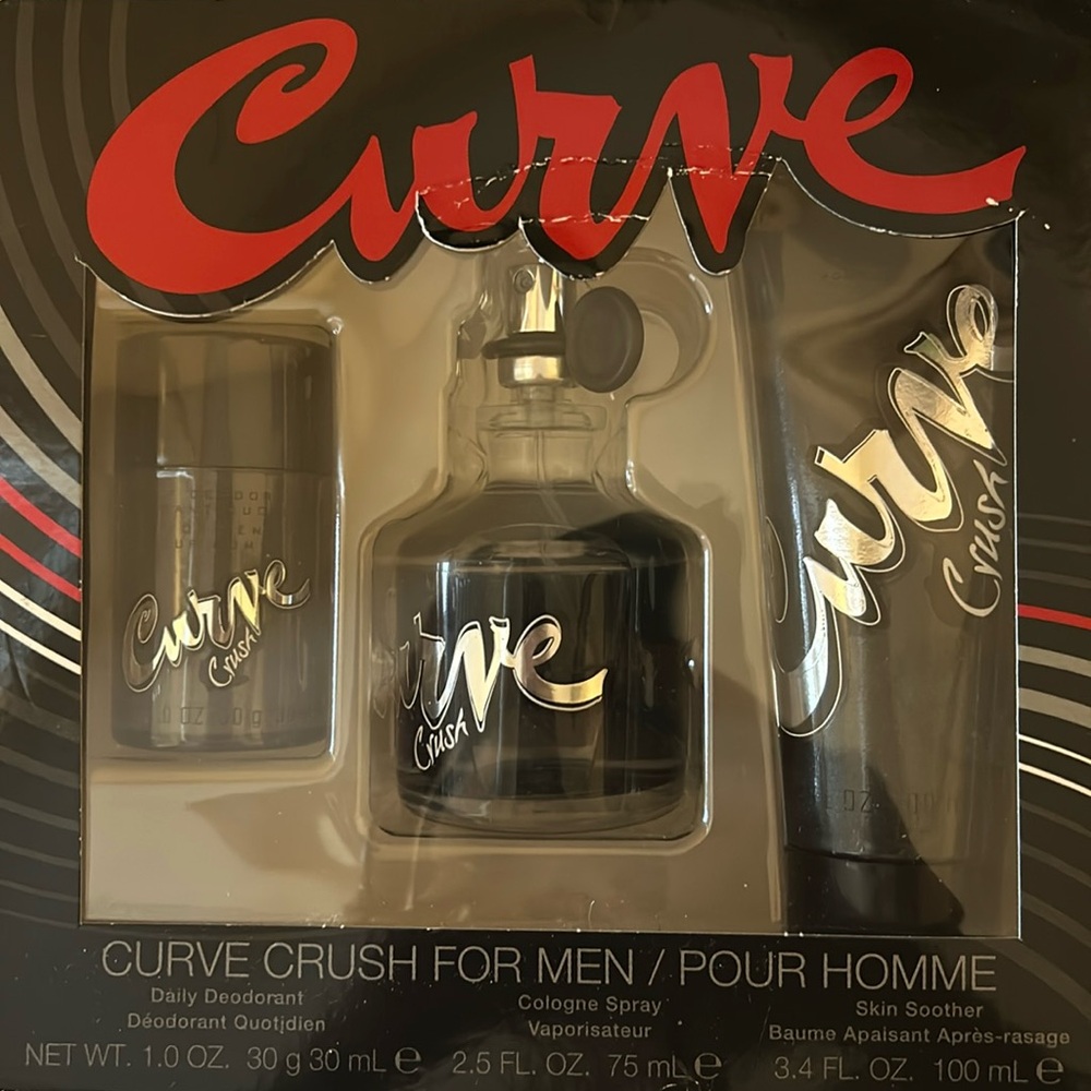 CURVE MEN SPRAY DEODORANT AND BODY WASH